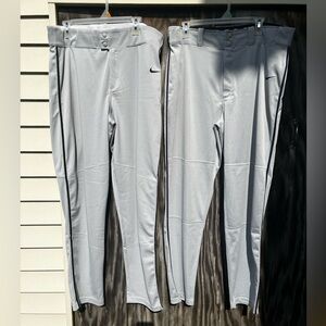 Lot of 2 men baseball pants Nike XL dri-fit